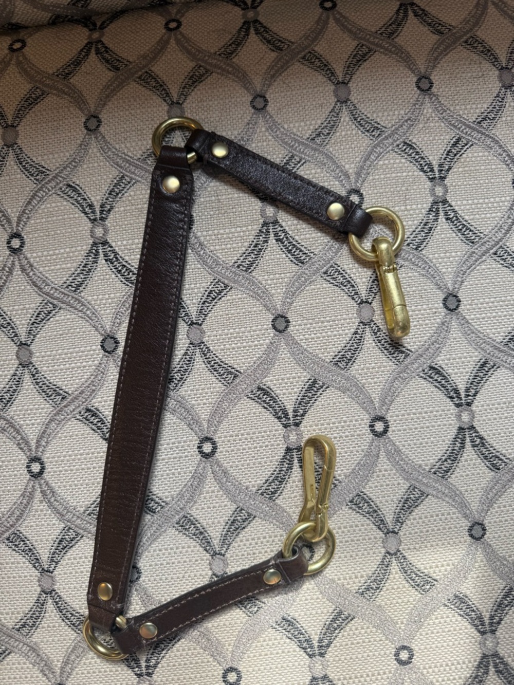 Coach Brown Satchel with Signature Monogram - Picture 9 of 10